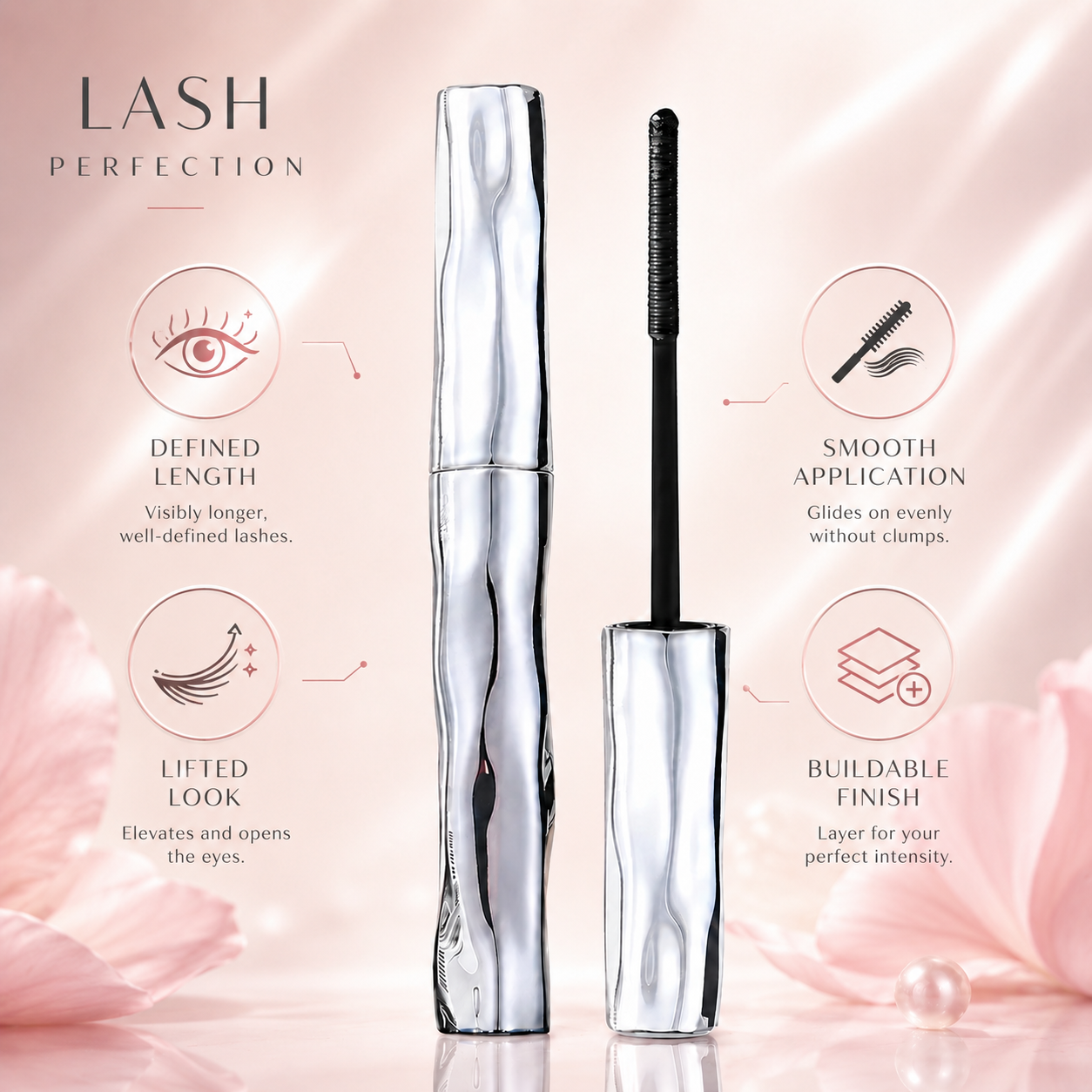 Sirenl® Waterproof Mascara 💧 – Longer, Fuller-Looking Lashes Without Clumping