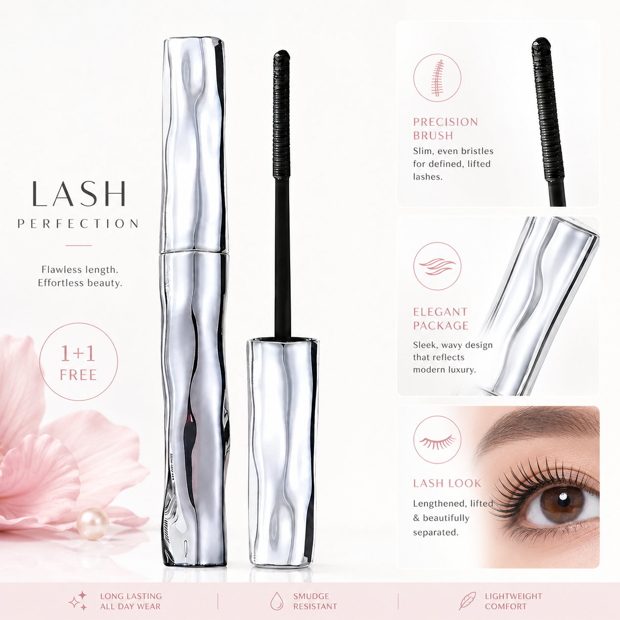 Sirenl® Waterproof Mascara 💧 – Longer, Fuller-Looking Lashes Without Clumping