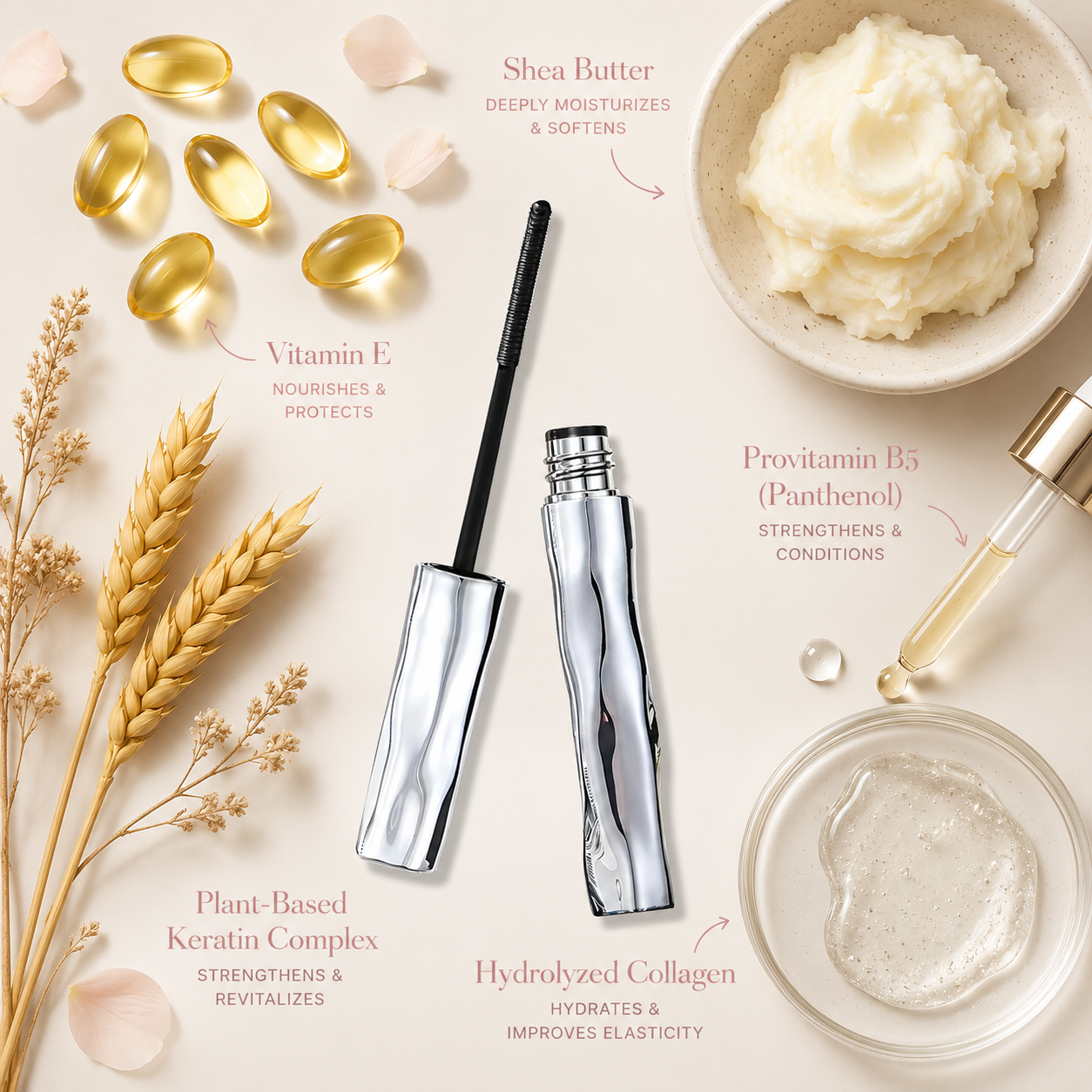 Sirenl® Waterproof Mascara 💧 – Longer, Fuller-Looking Lashes Without Clumping