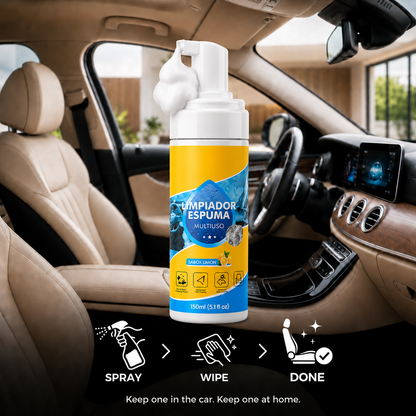 4-in-1 Multi-Enzyme Foam Cleaner – Deep Clean Cars, Kitchens, Bathrooms & Sofas