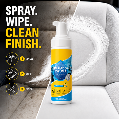 4-in-1 Multi-Enzyme Foam Cleaner – Deep Clean Cars, Kitchens, Bathrooms & Sofas