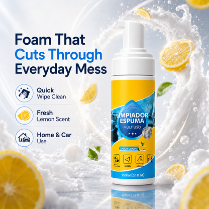 4-in-1 Multi-Enzyme Foam Cleaner – Deep Clean Cars, Kitchens, Bathrooms & Sofas