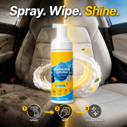4-in-1 Multi-Enzyme Foam Cleaner – Deep Clean Cars, Kitchens, Bathrooms & Sofas