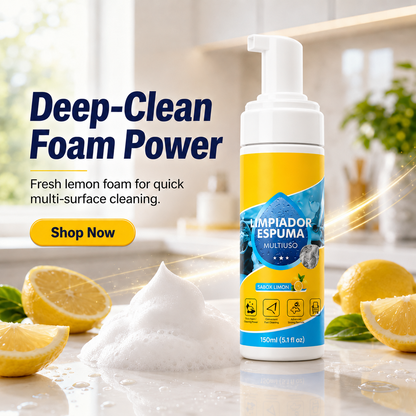 4-in-1 Multi-Enzyme Foam Cleaner – Deep Clean Cars, Kitchens, Bathrooms & Sofas