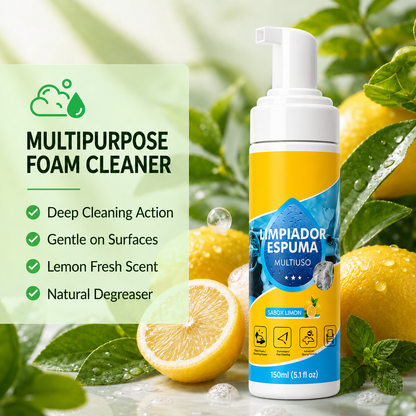 4-in-1 Multi-Enzyme Foam Cleaner – Deep Clean Cars, Kitchens, Bathrooms & Sofas